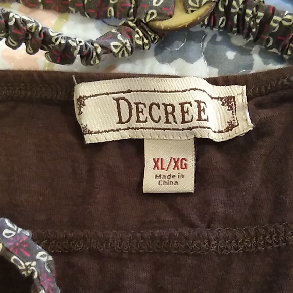 Decree Junior brown halter top - Picture 9 of 10